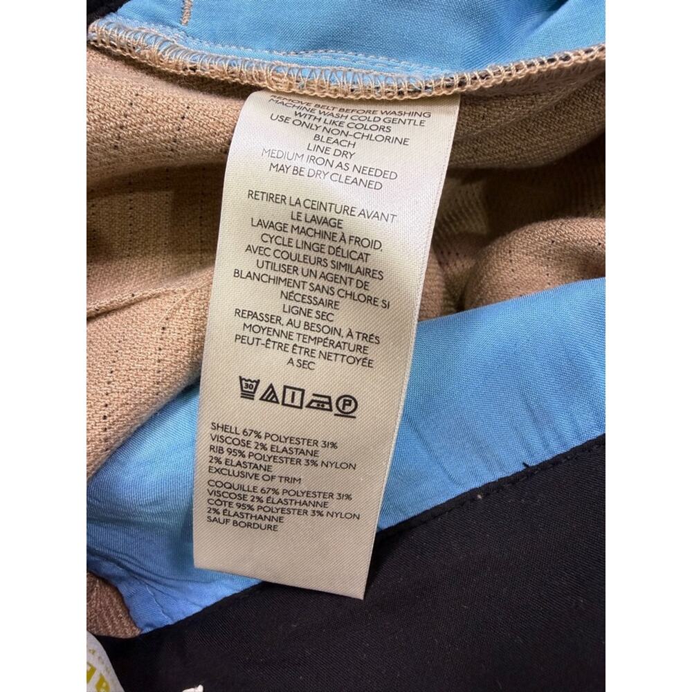NWT Maeve By Anthropologie Boot Tuck Knit Trousers Plaid Brown Motif Size 4 - Picture 11 of 14